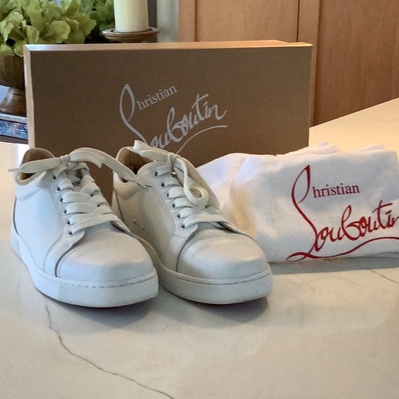 White Christian Louboutin Trainers Women Christian Louboutin